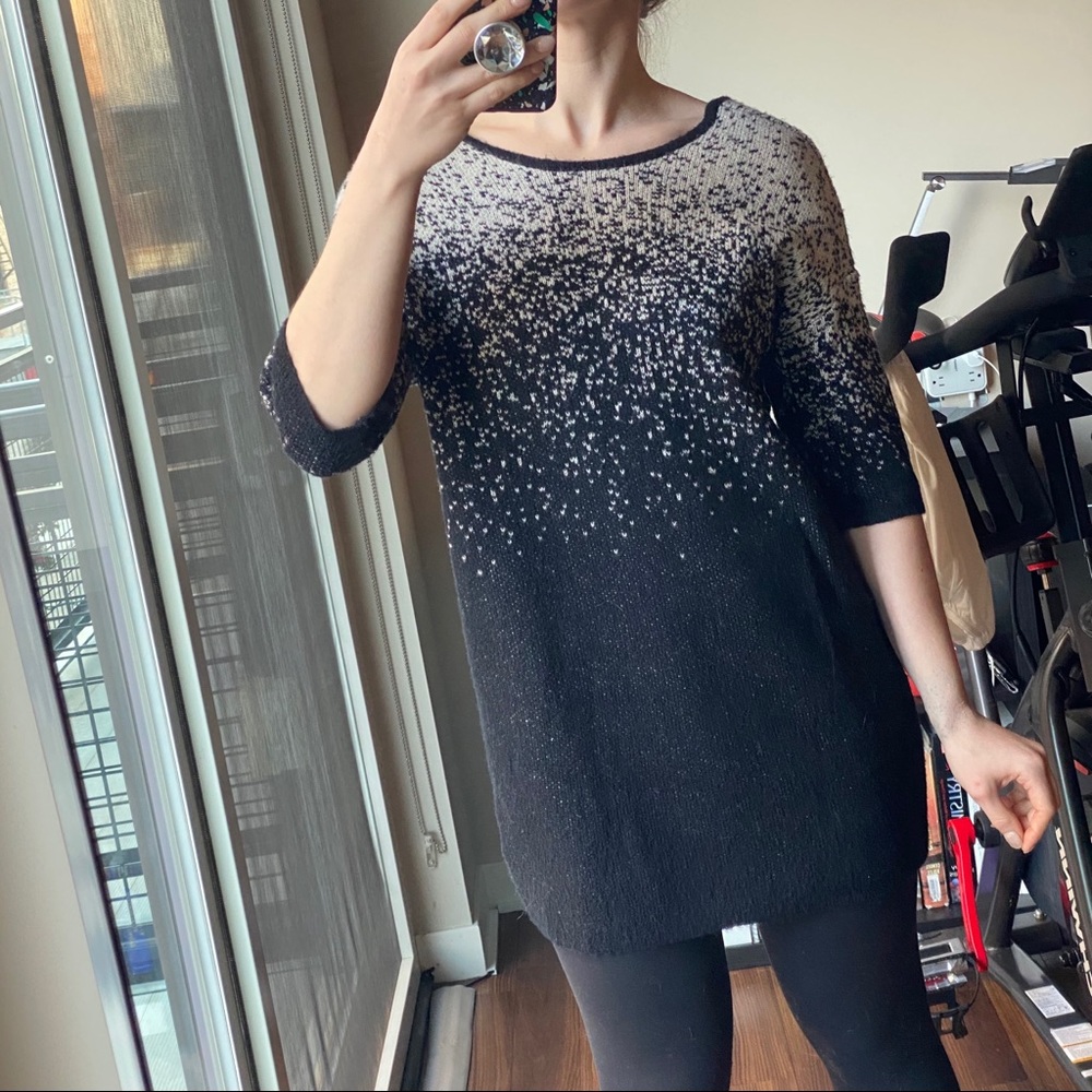 Cozy scoop neck sweater dress